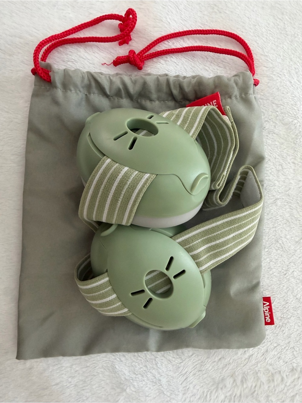 Alpine Green Adjustable Baby Ear Muffs